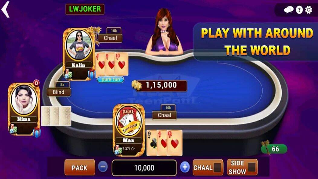 Скачать взломанную Real Teen Patti [Мод меню] MOD apk на Андроид
