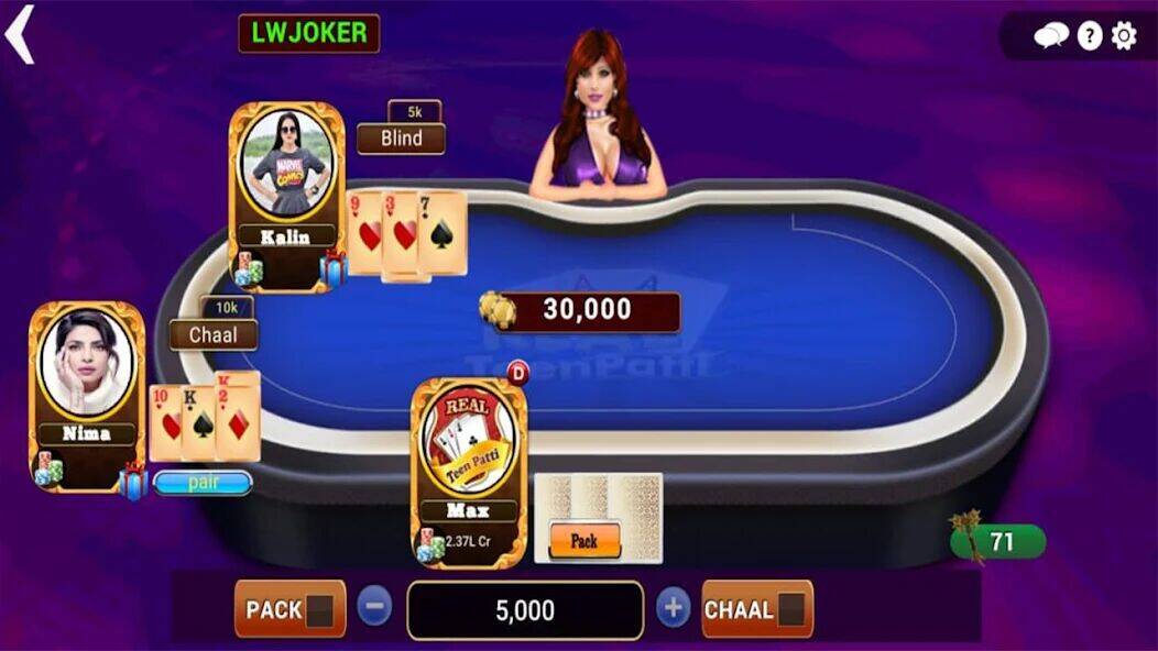 Скачать взломанную Real Teen Patti [Мод меню] MOD apk на Андроид
