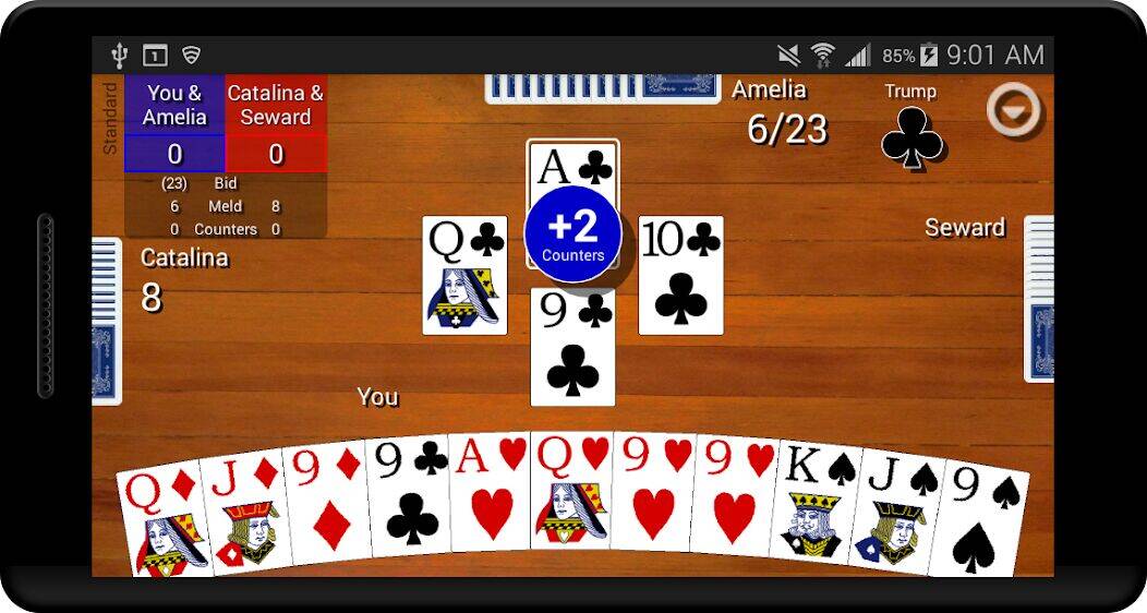 Скачать взломанную Pinochle Classic [Бесплатные покупки] MOD apk на Андроид