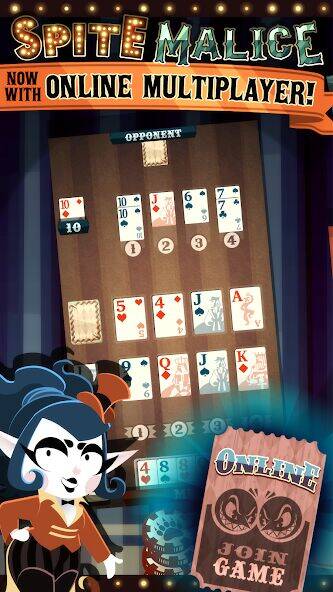 Скачать взломанную Spite & Malice [Много денег] MOD apk на Андроид