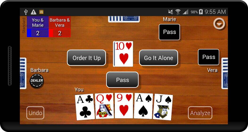 Скачать взломанную Euchre Card Classic [Много денег] MOD apk на Андроид