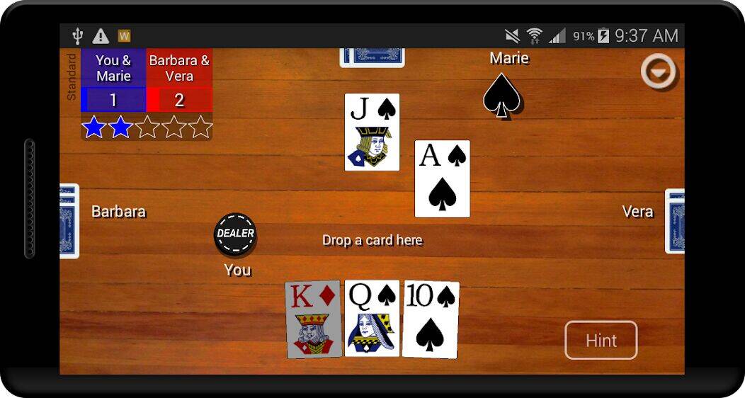 Скачать взломанную Euchre Card Classic [Много денег] MOD apk на Андроид
