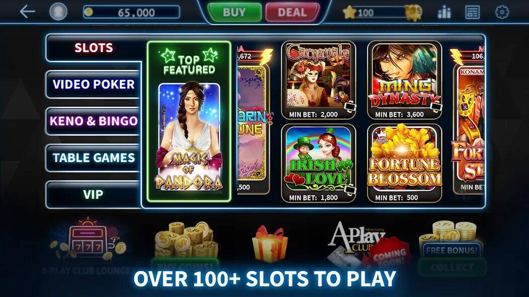 Скачать взломанную A-Play Online - Casino Games [Много монет] MOD apk на Андроид