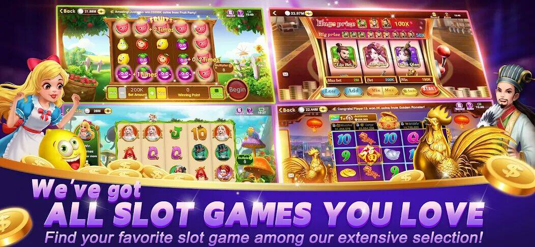 Скачать взломанную Happy Poker Slots [Много монет] MOD apk на Андроид