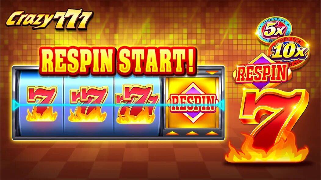 Скачать взломанную Crazy 777 Slot-TaDa Games [Много монет] MOD apk на Андроид