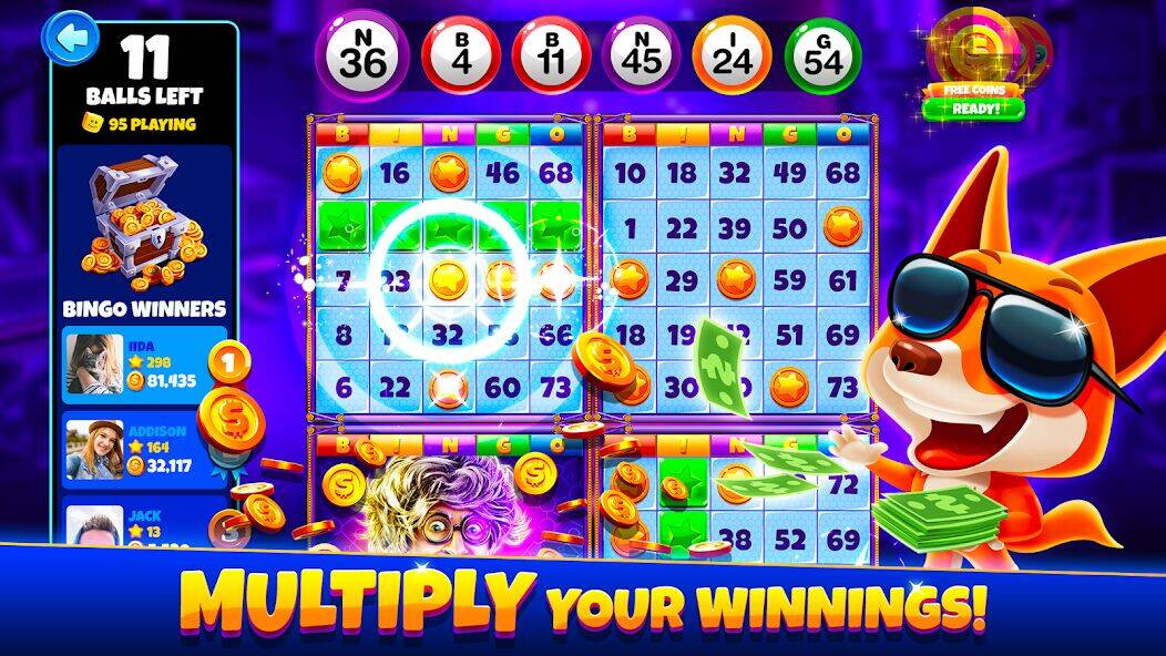 Скачать взломанную Xtreme Bingo! Slots Bingo Game [Бесплатные покупки] MOD apk на Андроид
