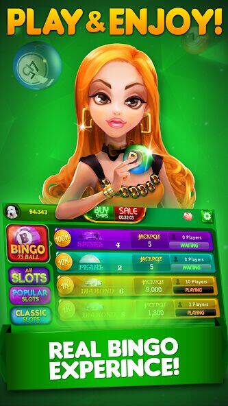 Скачать взломанную Bingo City 75: Bingo & Slots [Мод меню] MOD apk на Андроид