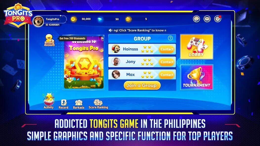 Скачать взломанную Tongits Pro [Бесплатные покупки] MOD apk на Андроид