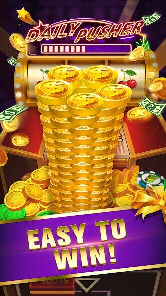 Скачать взломанную Daily Pusher Slots 777 [Много денег] MOD apk на Андроид