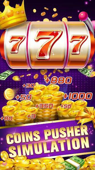 Скачать взломанную Daily Pusher Slots 777 [Много денег] MOD apk на Андроид