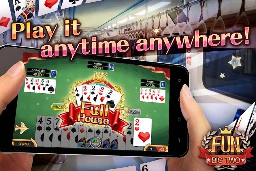 Скачать взломанную Fun Big 2 Taiwan: Card Craze [Бесплатные покупки] MOD apk на Андроид