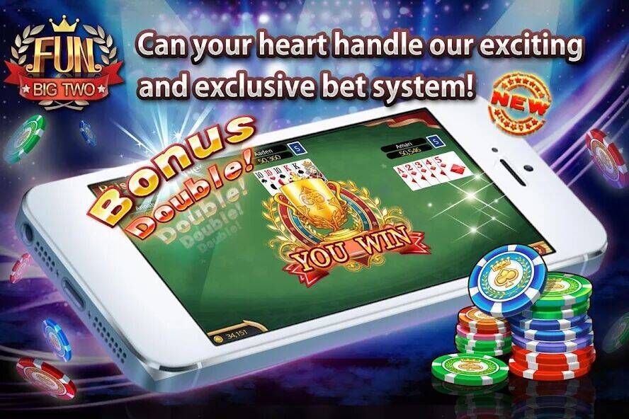 Скачать взломанную Fun Big 2 Taiwan: Card Craze [Бесплатные покупки] MOD apk на Андроид
