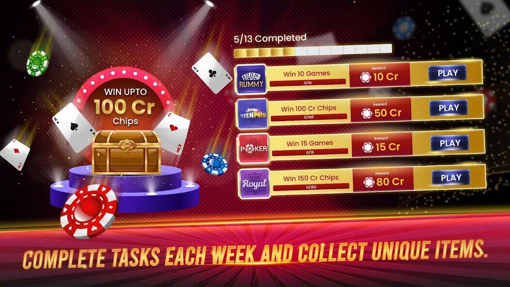 Скачать взломанную Teen Patti Gold Card Game [Много монет] MOD apk на Андроид