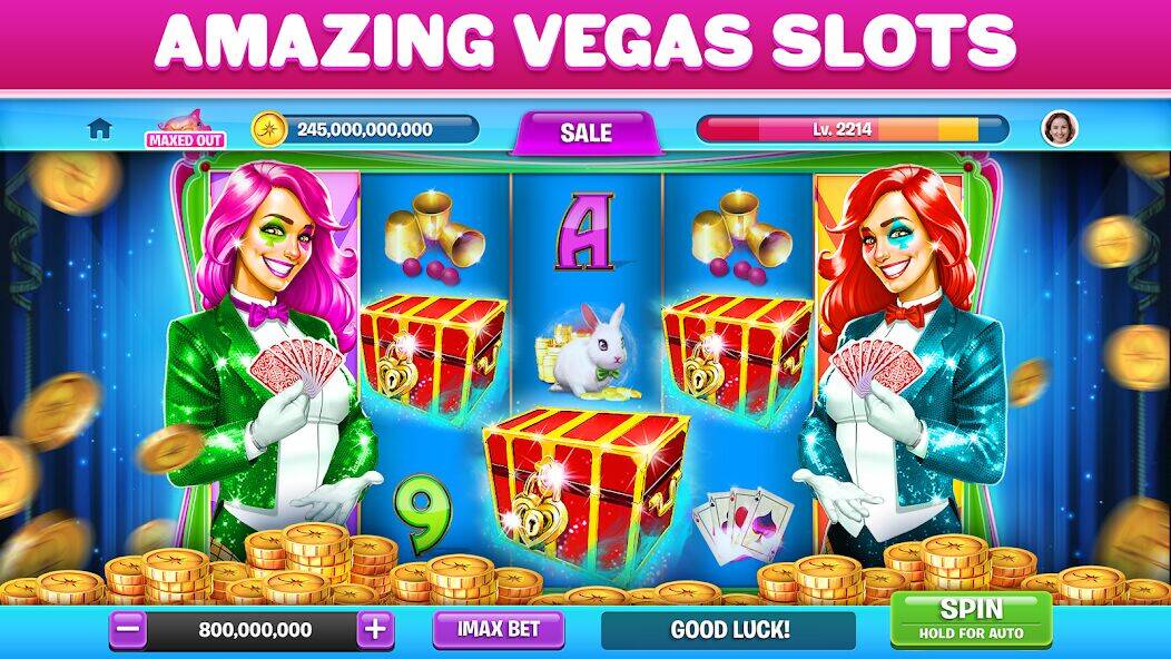 Скачать взломанную Jackpotjoy Slots: казино 777 [Много монет] MOD apk на Андроид