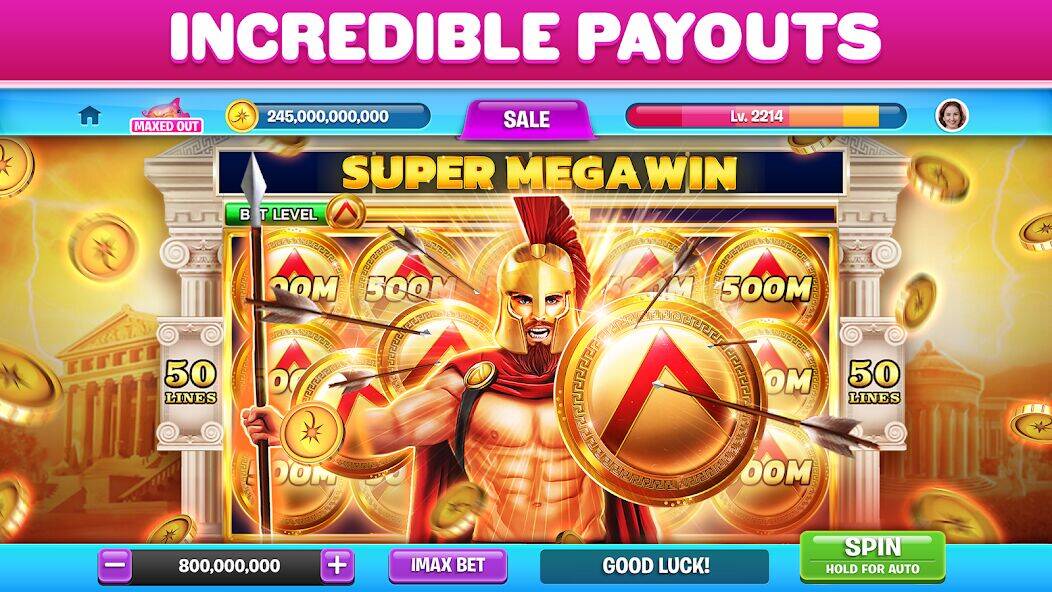 Скачать взломанную Jackpotjoy Slots: казино 777 [Много монет] MOD apk на Андроид