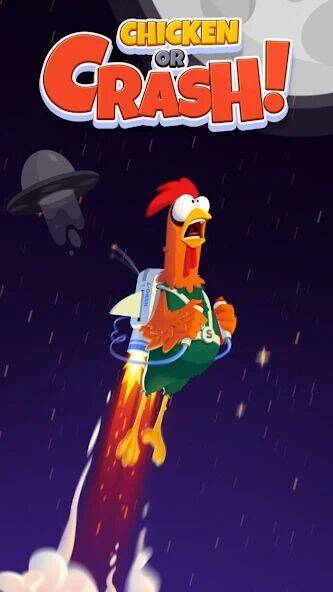 Скачать взломанную Chicken or Crash! Win Bitcoin. [Много денег] MOD apk на Андроид