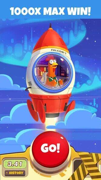 Скачать взломанную Chicken or Crash! Win Bitcoin. [Много денег] MOD apk на Андроид