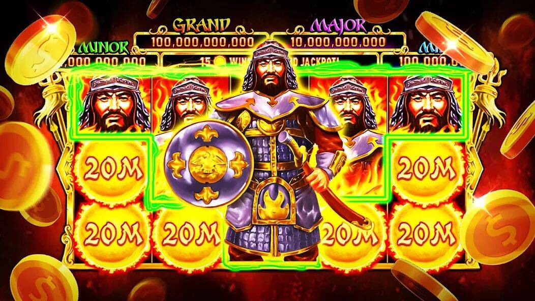 Скачать взломанную Jackpot Boom Casino Slot Games [Много денег] MOD apk на Андроид