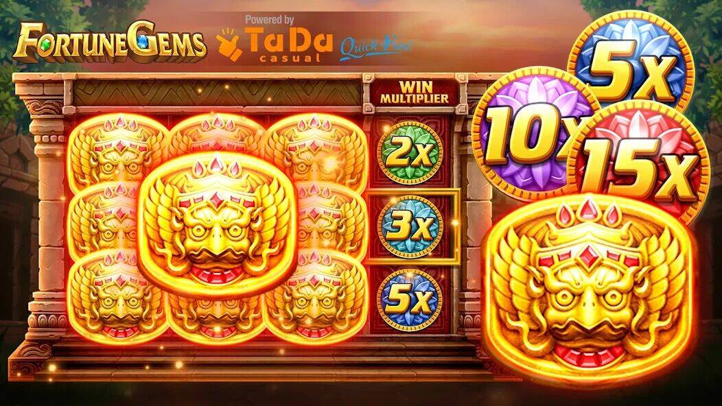 Скачать взломанную Slot Fortune Gems - TaDa Games [Много денег] MOD apk на Андроид