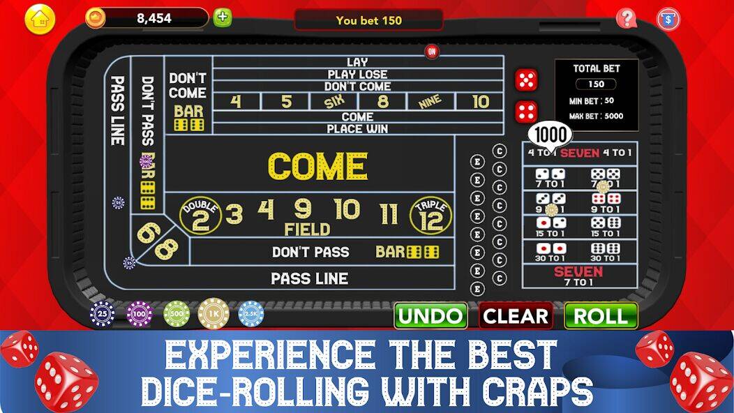 Скачать взломанную Craps - Casino Craps Trainer [Много монет] MOD apk на Андроид