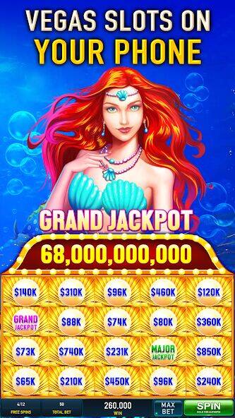 Скачать взломанную Slots Cash:Vegas Slot Machines [Много денег] MOD apk на Андроид