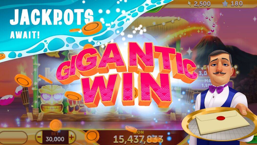 Скачать взломанную Paradise Fortune Casino Slots [Мод меню] MOD apk на Андроид