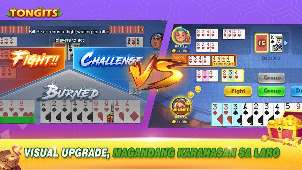 Скачать взломанную Tongits Slots - Pusoy, Lucky9 [Много монет] MOD apk на Андроид