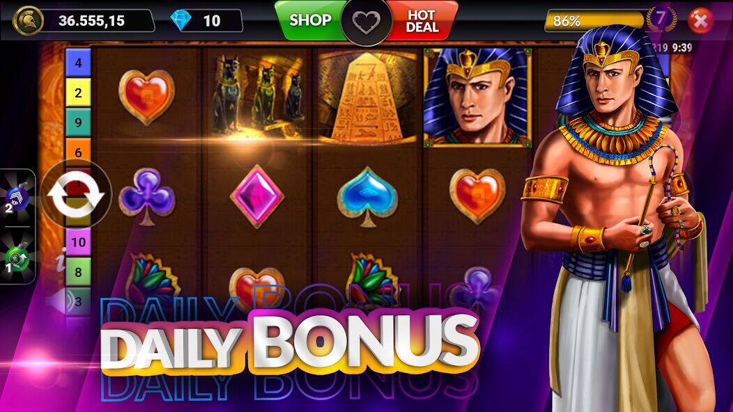 Скачать взломанную SpinArena Online Casino Slots [Бесплатные покупки] MOD apk на Андроид