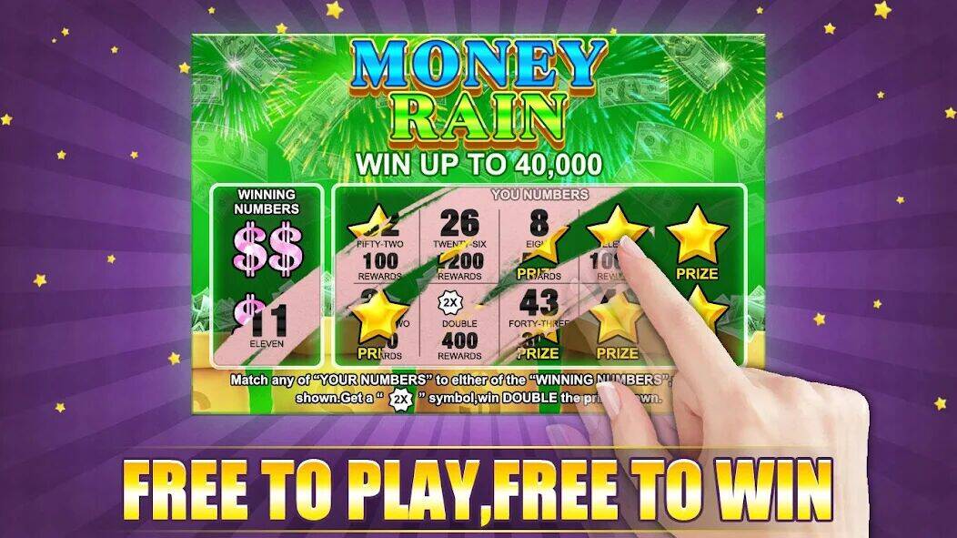 Скачать взломанную Lottery - Scratch Off Ticket [Мод меню] MOD apk на Андроид
