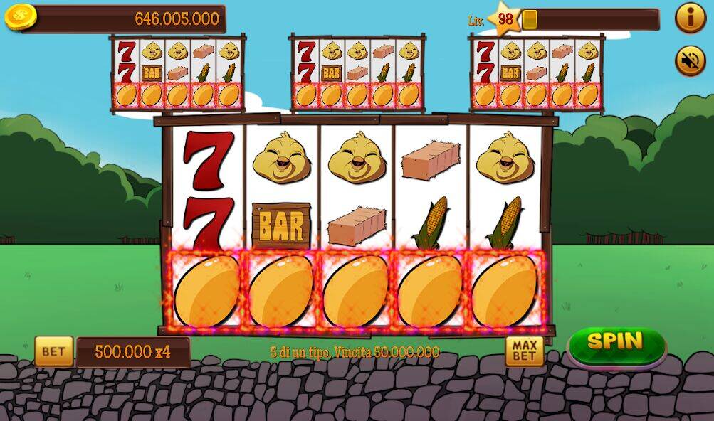 Скачать взломанную Slot Gallina 4 [Много денег] MOD apk на Андроид