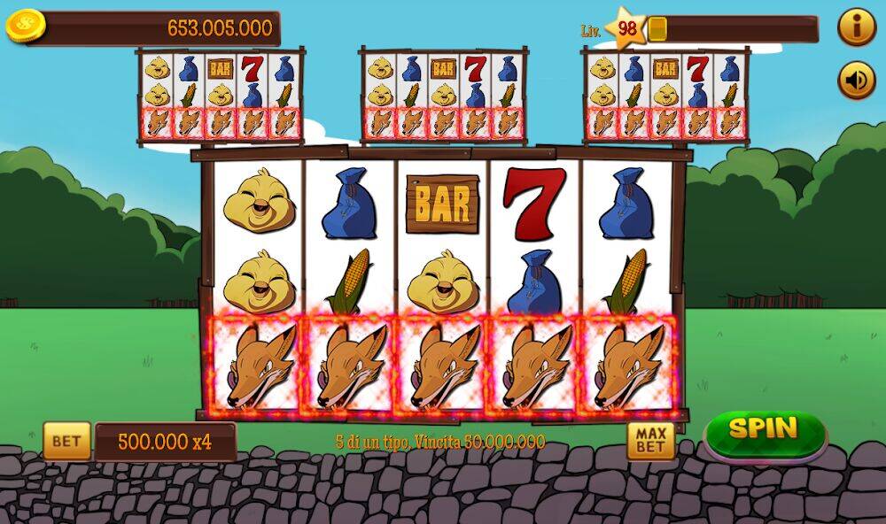 Скачать взломанную Slot Gallina 4 [Много денег] MOD apk на Андроид