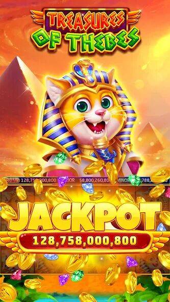 Скачать взломанную Fat Cat Casino - Slots Game [Много денег] MOD apk на Андроид