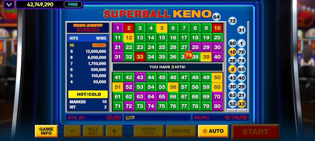 Скачать взломанную Vegas Keno [Бесплатные покупки] MOD apk на Андроид