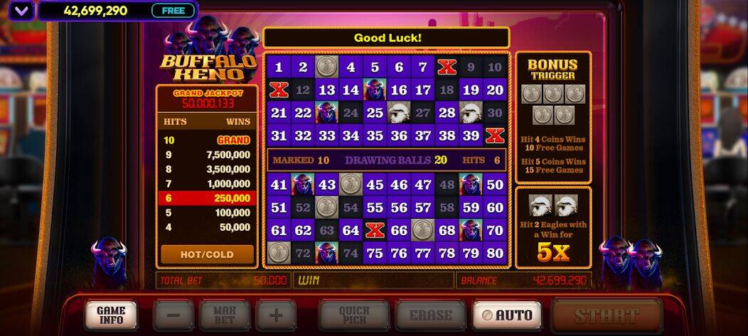 Скачать взломанную Vegas Keno [Бесплатные покупки] MOD apk на Андроид