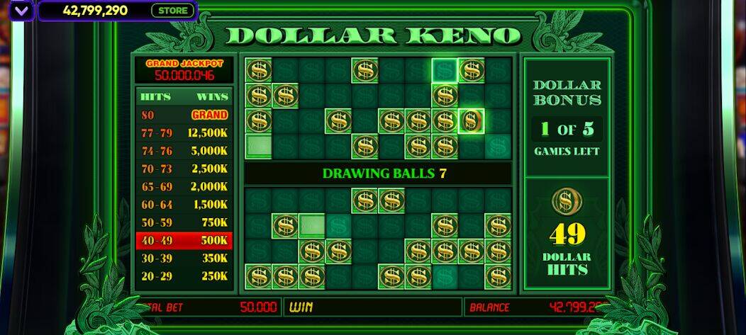 Скачать взломанную Vegas Keno [Бесплатные покупки] MOD apk на Андроид