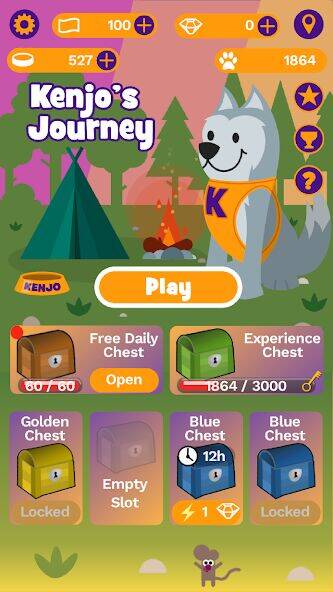 Скачать взломанную Kenjo's Journey Coin Pusher [Много монет] MOD apk на Андроид