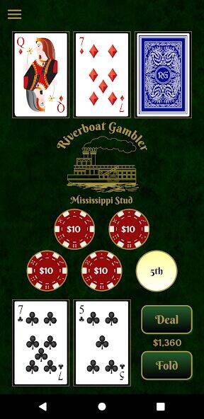 Скачать взломанную Riverboat Gambler [Много монет] MOD apk на Андроид