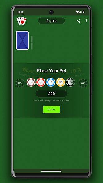 Скачать взломанную Blackjack [Мод меню] MOD apk на Андроид