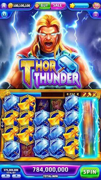Скачать взломанную Jackpotland-Vegas Casino Slots [Много монет] MOD apk на Андроид