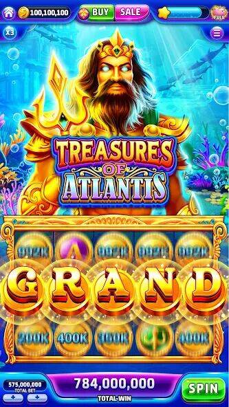 Скачать взломанную Jackpotland-Vegas Casino Slots [Много монет] MOD apk на Андроид