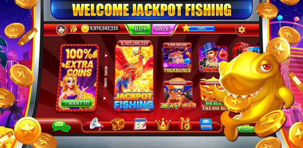 Скачать взломанную Dragon King Fishing Slot [Много монет] MOD apk на Андроид