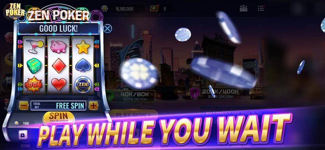 Скачать взломанную Zen Poker [Много денег] MOD apk на Андроид