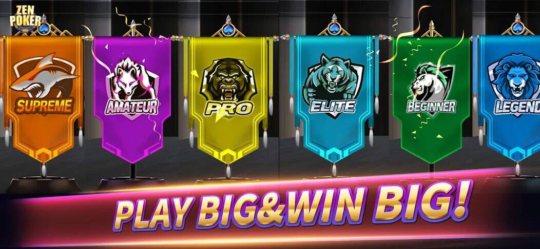 Скачать взломанную Zen Poker [Много денег] MOD apk на Андроид
