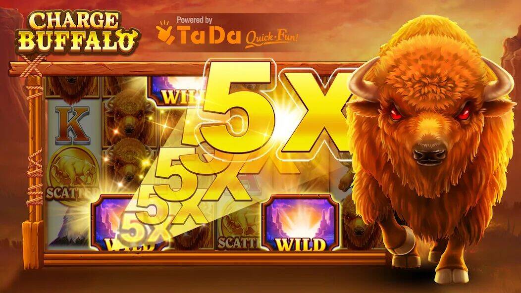 Скачать взломанную Charge Buffalo Slot-TaDa Games [Мод меню] MOD apk на Андроид