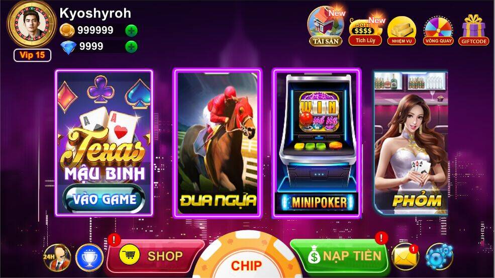 Скачать взломанную Tiến lên miền nam online [Мод меню] MOD apk на Андроид