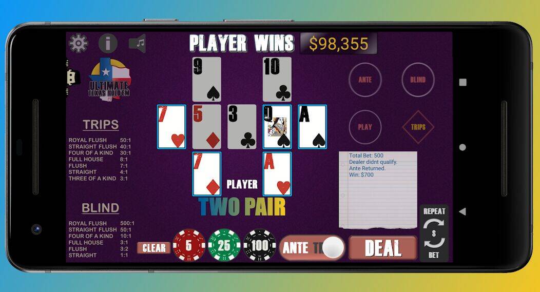 Скачать взломанную Texas Ultimate Holdem [Бесплатные покупки] MOD apk на Андроид