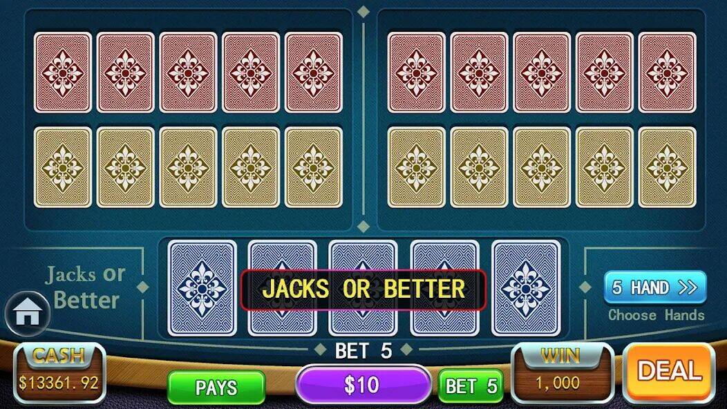 Скачать взломанную Video Poker Games - Multi Hand [Много денег] MOD apk на Андроид