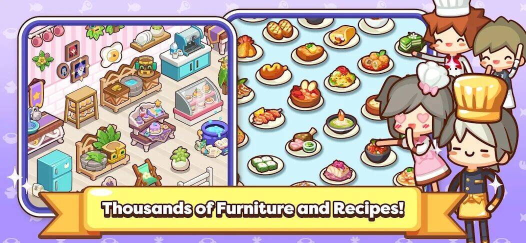 Скачать взломанную Fantasy Food Tower: Match 3 [Много денег] MOD apk на Андроид