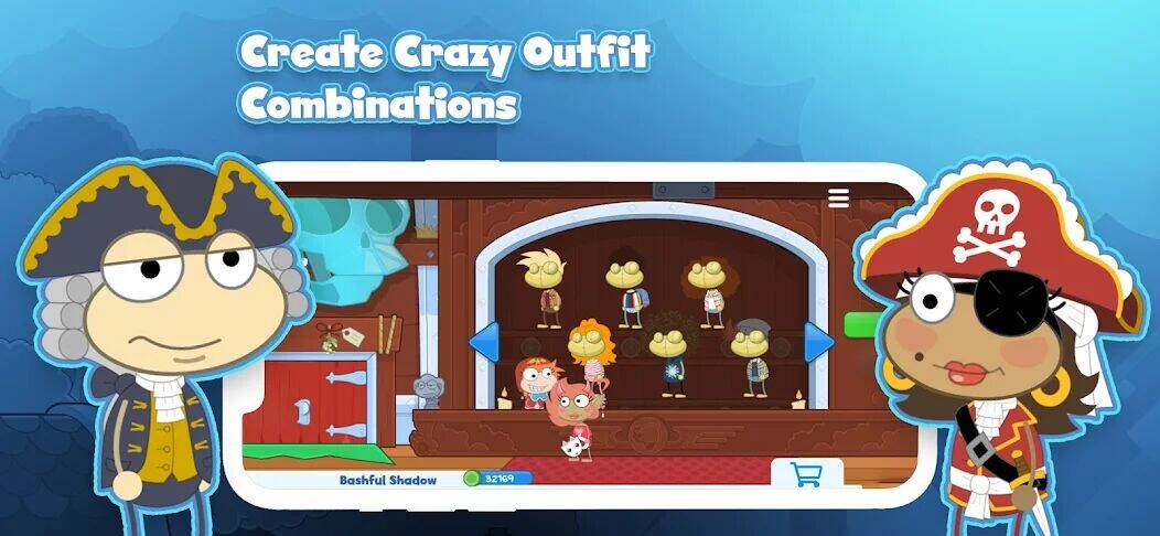 Скачать взломанную Poptropica: Fun Kids Adventure [Много денег] MOD apk на Андроид