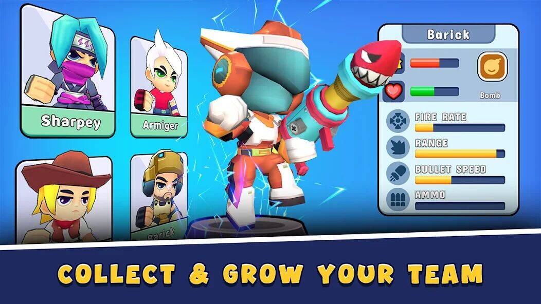 Скачать взломанную Hero War: Idle Defense [Бесплатные покупки] MOD apk на Андроид